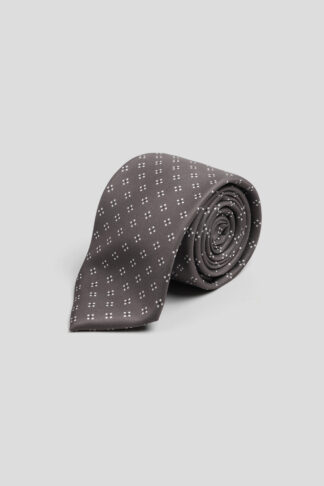 Braon kravata sa detaljima 3318