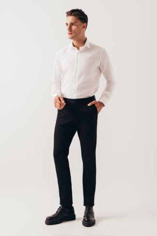 No iron bela oxford slim fit košulja 717J