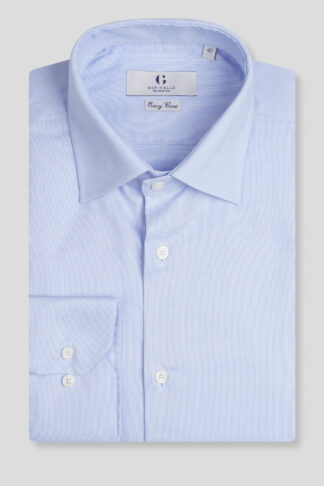 Melanž plava easy care košulja classic fit 764F