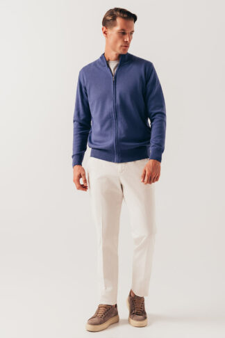 Plavi zip džemper 120B