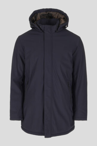 Teget jakna sa kapuljačom koja se skida (180F)