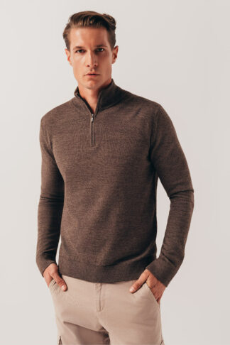 Braon half zip džemper merino vuna 130K