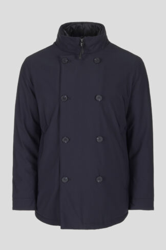 Teget jakna sa dvorednim kopčanjem (180C)