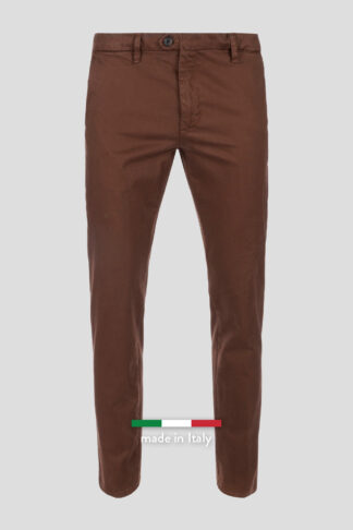 Braon chino pantalone slim fit 491A